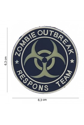 Patch 3D PVC " Zombie outbreak respons team "