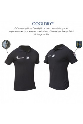 POLO GENDARMERIE COOLDRY ANTI HUMIDITE MAILLE PIQUEE