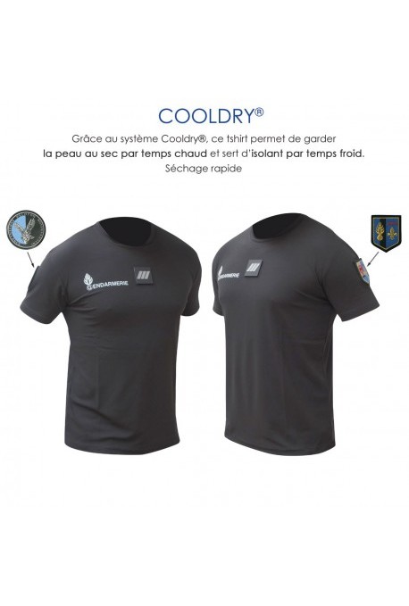 T-shirt Cooldry Maille piquée Gendarmerie