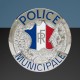 Porte-carte format CB Médaille Police Municipale + Portefeuille